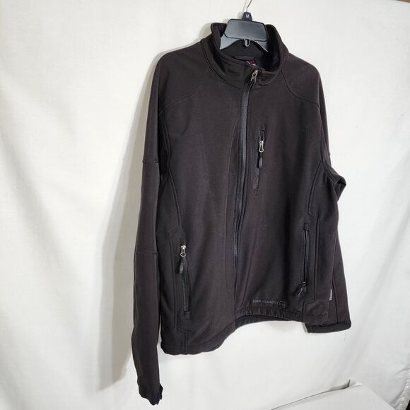Free Country Men Windbreaker Jacket Soft Shell Insulated Fleece Lined Medium Zip - Picture 4 of 13